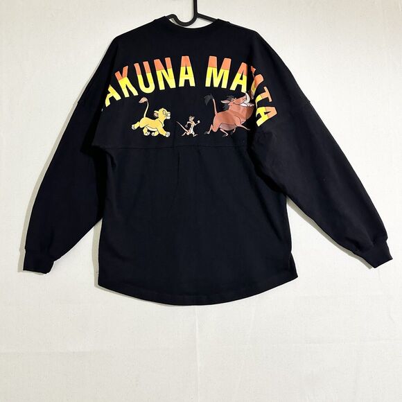 Disney Hakuna Matata Lion King Lightweight Spirit Jersey Size XS Black